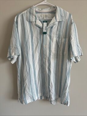 Hawker Rye Men’s Linen Button Up Short Sleeve